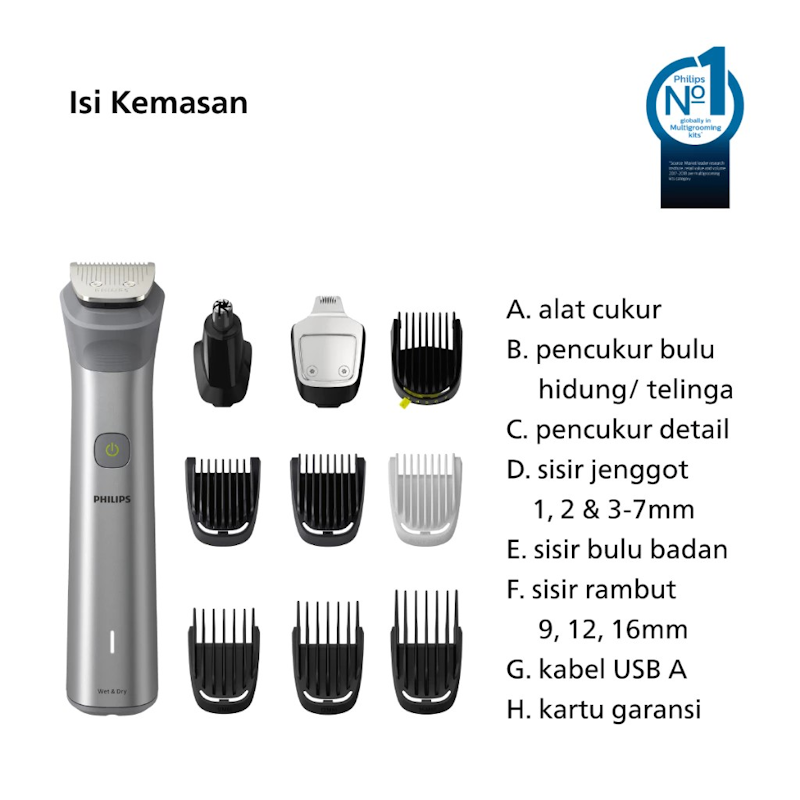 Multigroom Series 5000 10-in-1 Trimmer 2