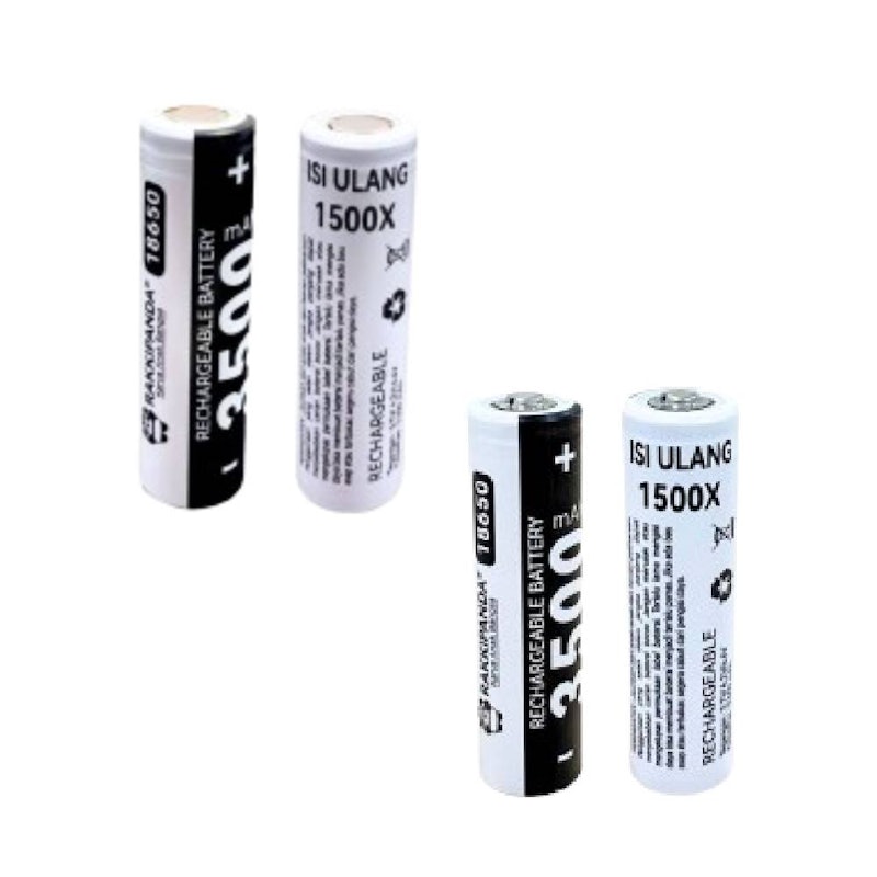 RakkiPanda 18650 Rechargeable Battery 3500mAh 1