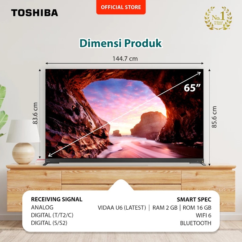 Toshiba 4K OLED Smart TV 65X9900LP