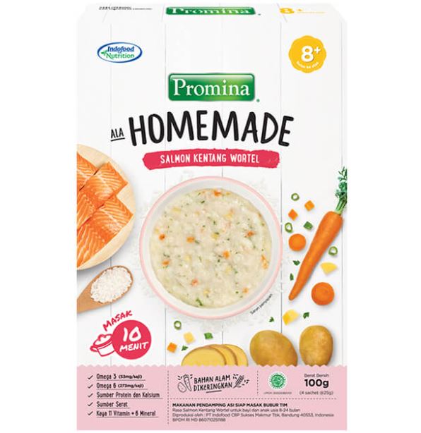 Promina ala Homemade Salmon Kentang Wortel