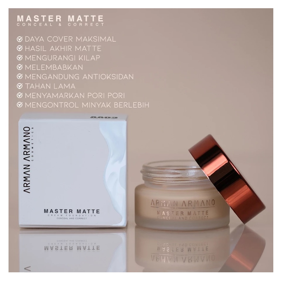 Arman Armano Cosmetics Arman Armano Cream Foundation Conceal & Correct AA03 Warm Beige