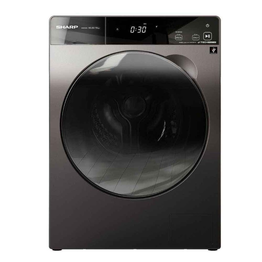 SHARP ｜ Mesin Cuci Front Loading Pro Flex Series 10,5 Kg ｜ ES-FL1410DPX