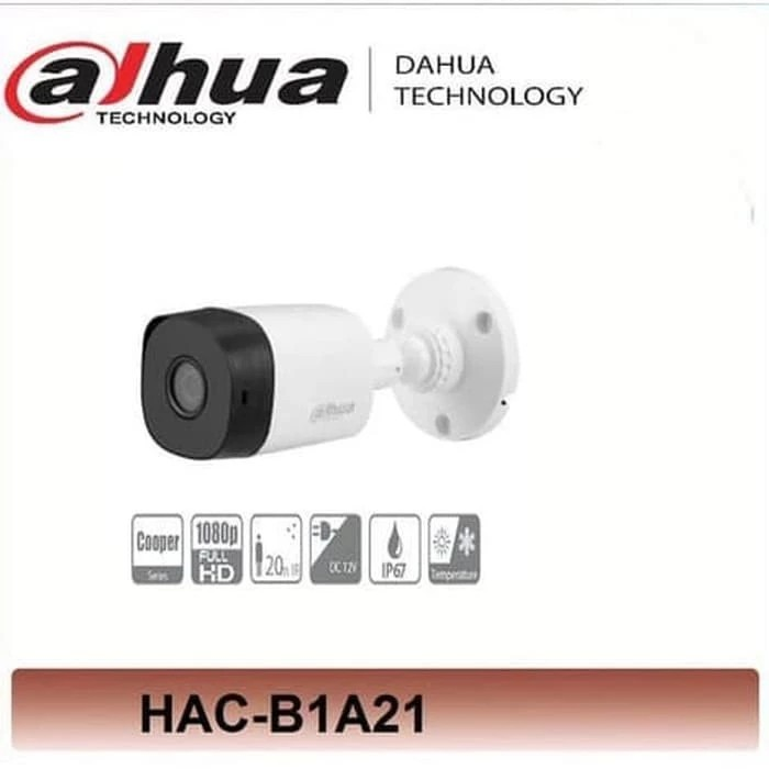 Zhejiang Dahua Technology Dahua 2MP IR HDCVI Fixed-Focal Bullet Camera HAC-B1A21-U