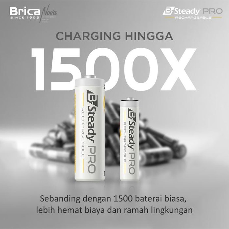Brica B-Steady PRO AAA Li-Ion Rechargeable Battery 3