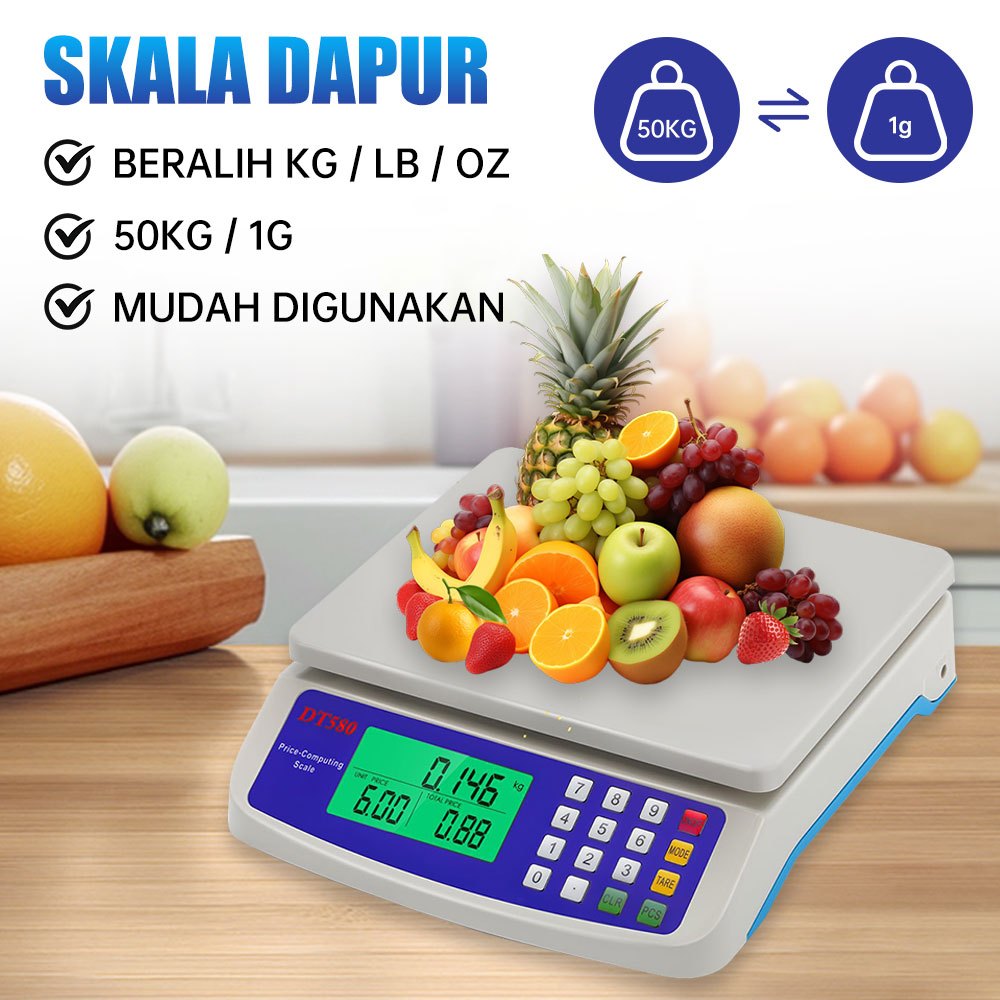  Zenor Timbangan Digital 50 kg DT580