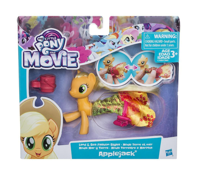 Hasbro My Little Pony: The Movie Land & Sea Fashion Styles Applejack