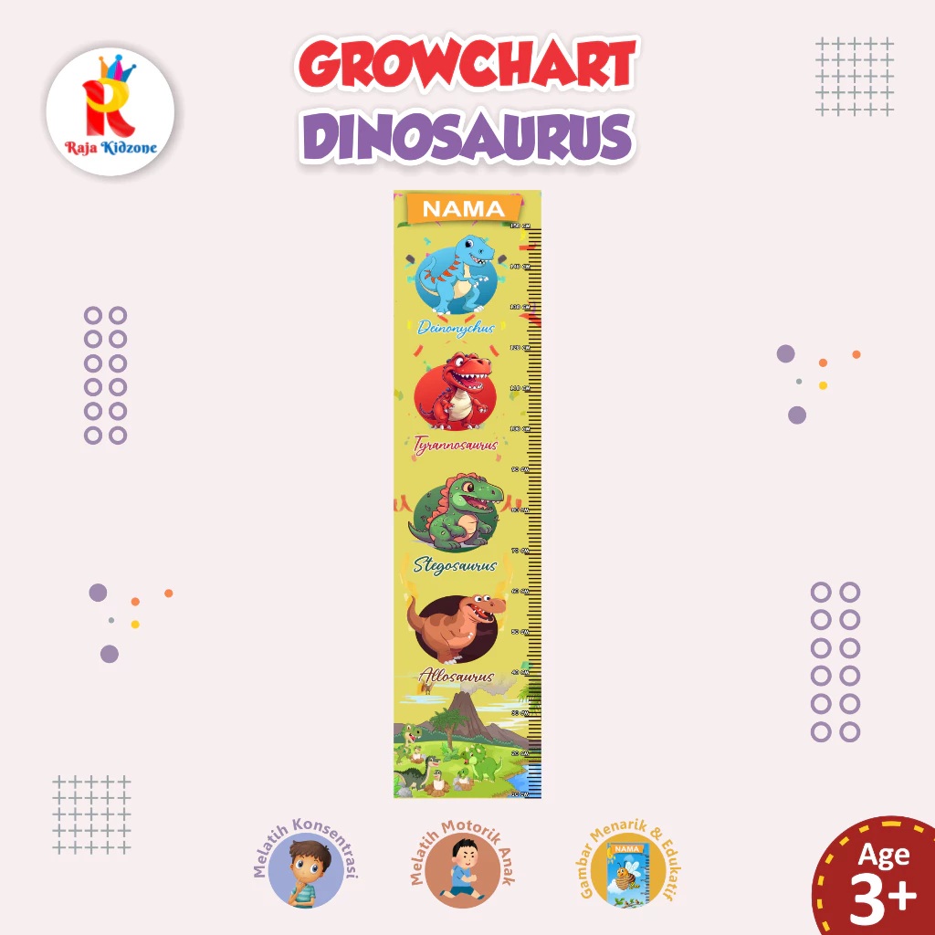  Raja Kidzone Growth Chart Abjad Buah dan Sayur