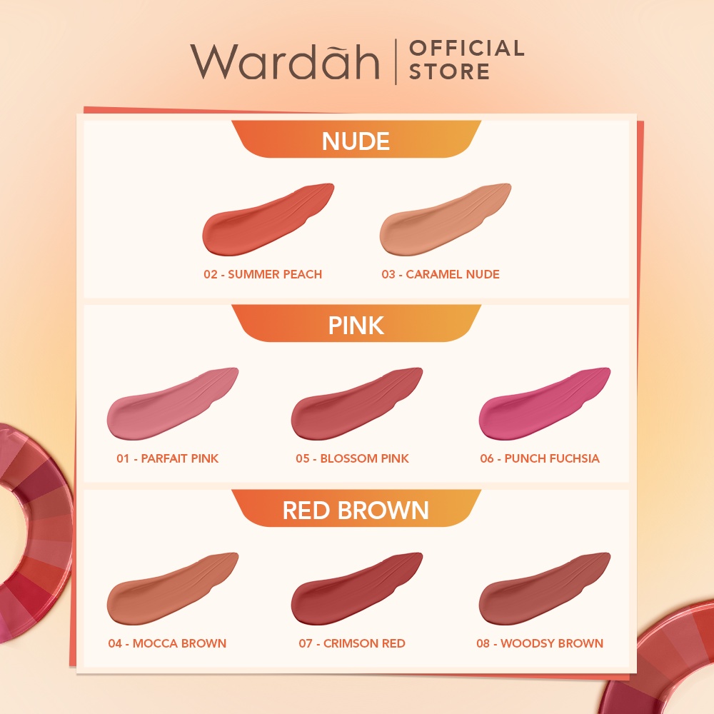 Paragon Technology and Innovation Wardah Colorfit Ultralight Matte Lipstick - 07 Crimson Red