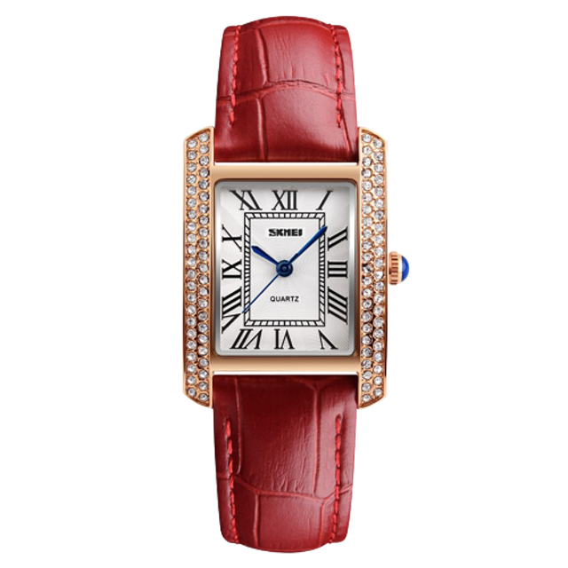 Jam Tangan Wanita Analog Silver Black Water 3