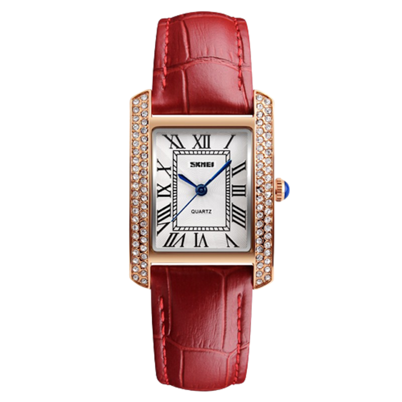 Jam Tangan Wanita Analog Silver Black Water 3