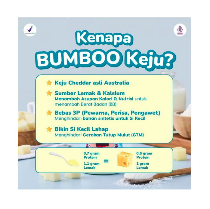 Inovasi Pangan Nusantara Barefood Bumboo Keju Bubuk