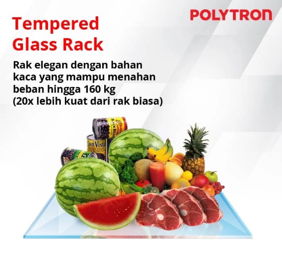 Hartono Istana Teknologi Polytron Kulkas 1 Pintu Belleza 180 Liter PRA 18DMY