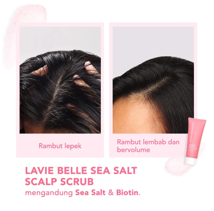  Grace and Glow Lavie Belle Sea Salt Hair Scalp Scrub