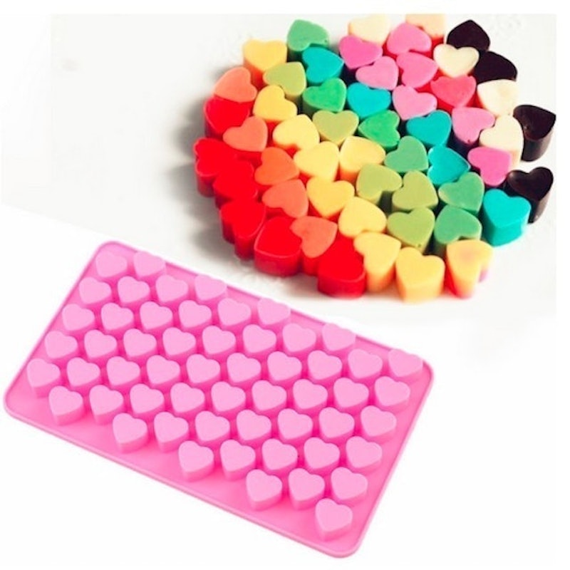 Cetakan Cokelat Karakter Hati Mini 55 pcs 1