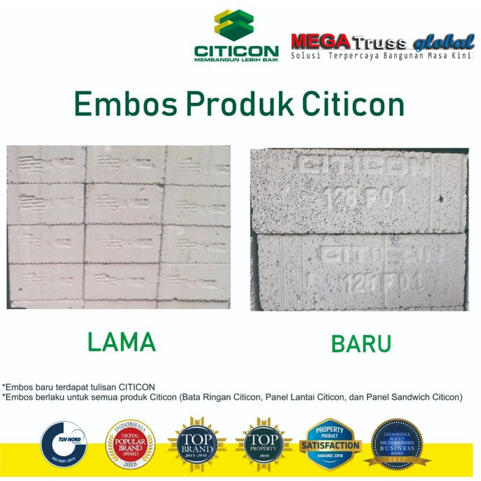 Citicon Nusantara Industries CITICON Bata Ringan