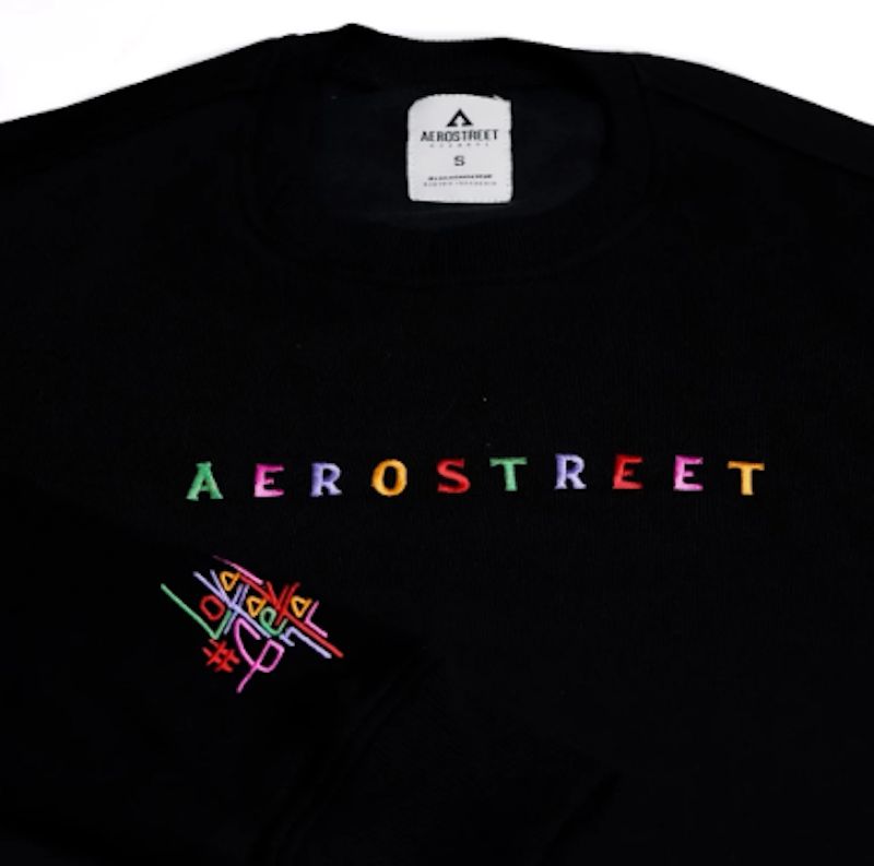 Aerostreet Crewneck Spektrum Hitam 2