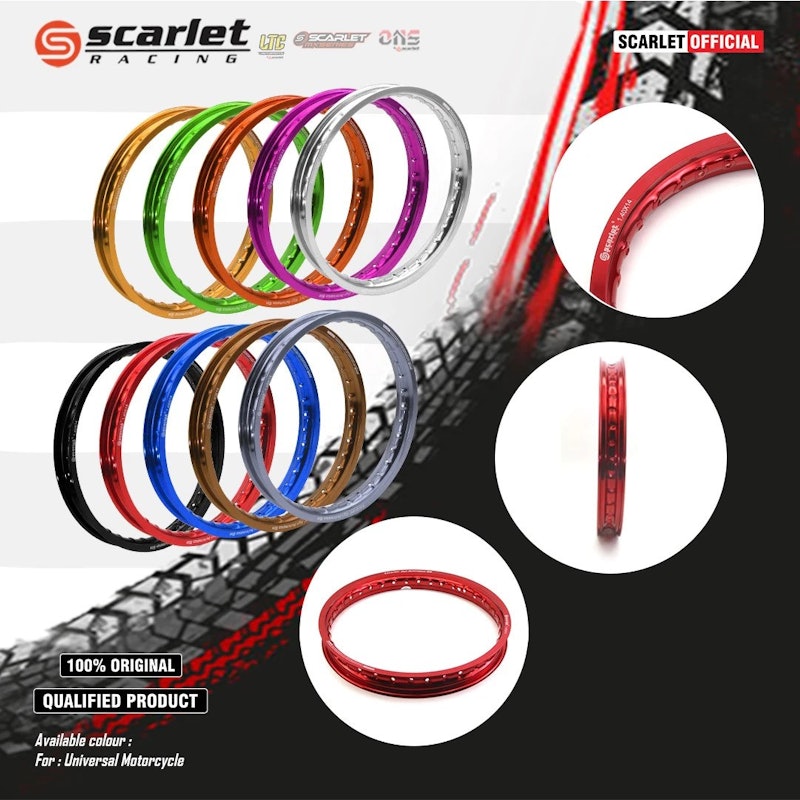 Scarlet Racing Velg Rim 16 2