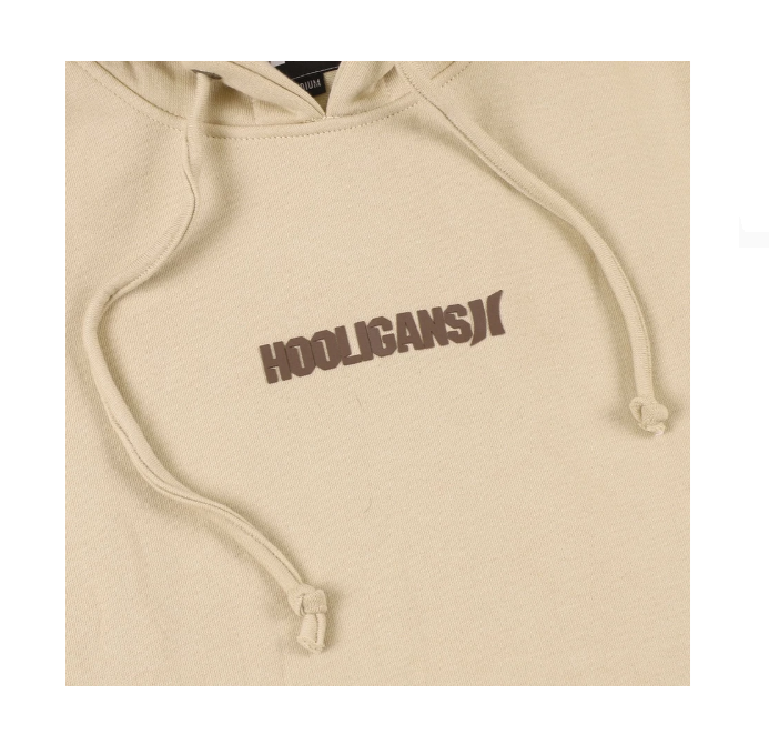 Hooligans Indonesia HOOLIGANS Hoodie Bold Speziale Beige