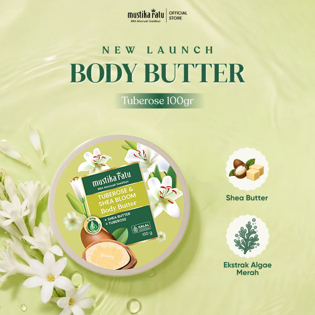 Mustika Ratu Tuberose & Shea Bloom Body Butter