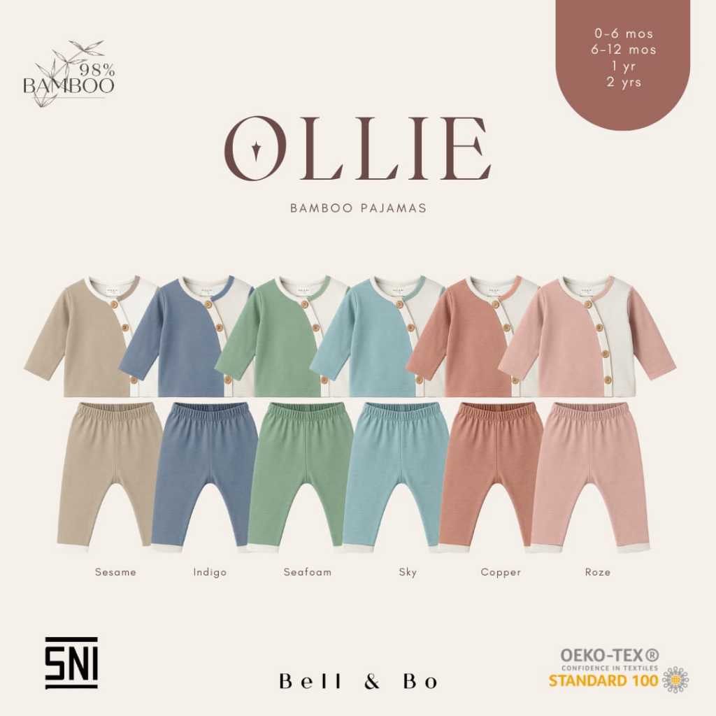 Baron & Co Bel & Bo Ollie Setelan Anak Unisex 
