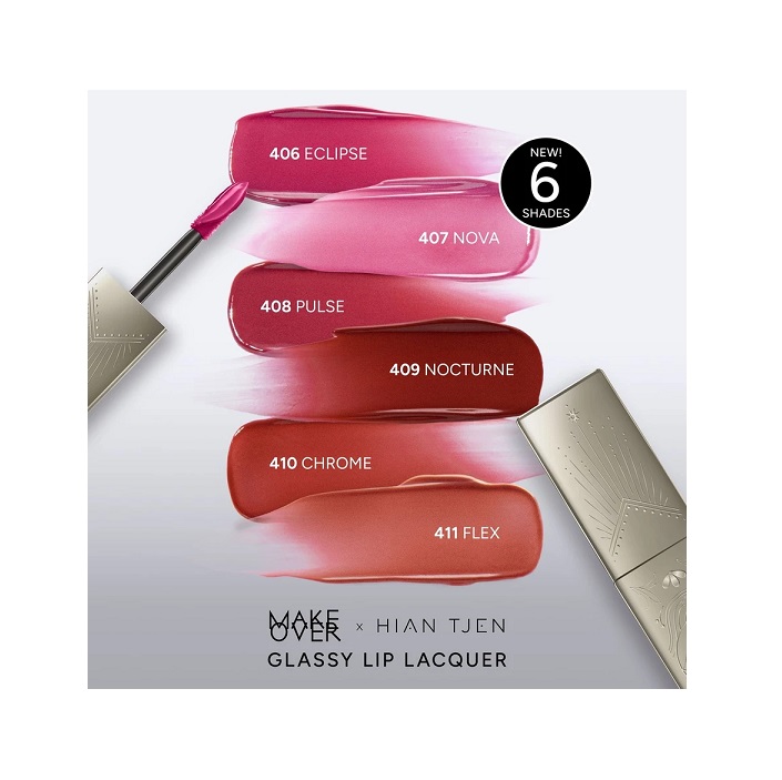 Paragon Technology and Innovation MAKE OVER Glassy Lip Lacquer X Hian Tjen 409 Nocturne