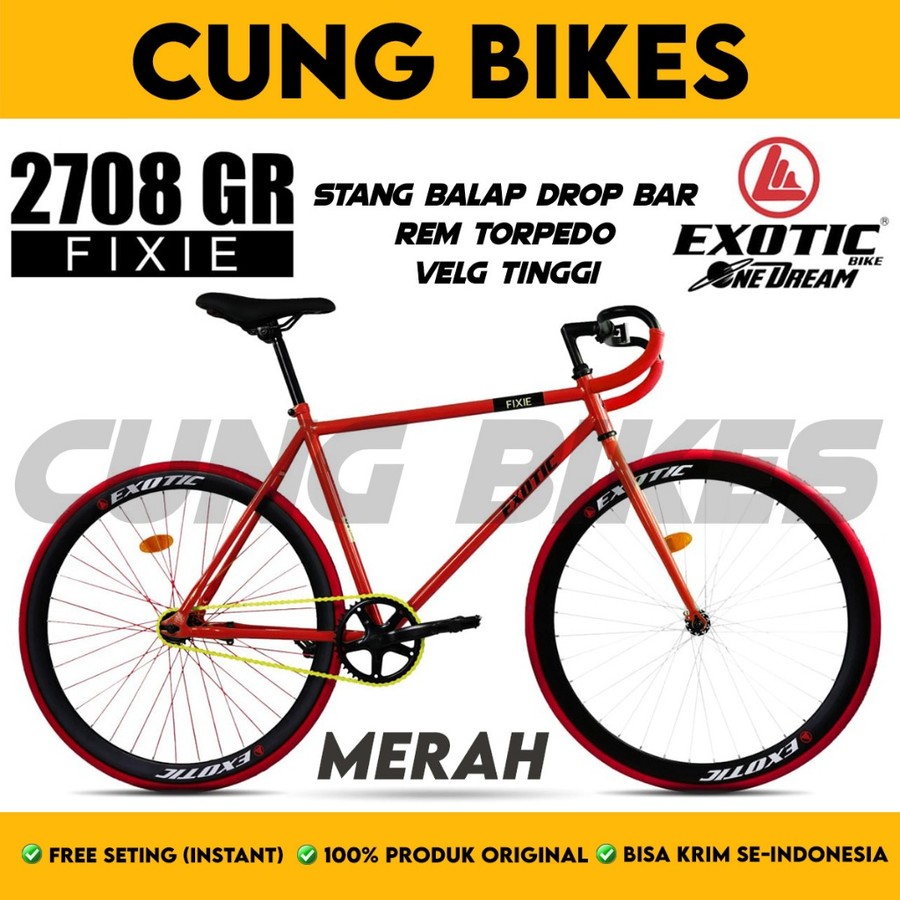Exotic Sepeda Fixie  ET-2708 GR