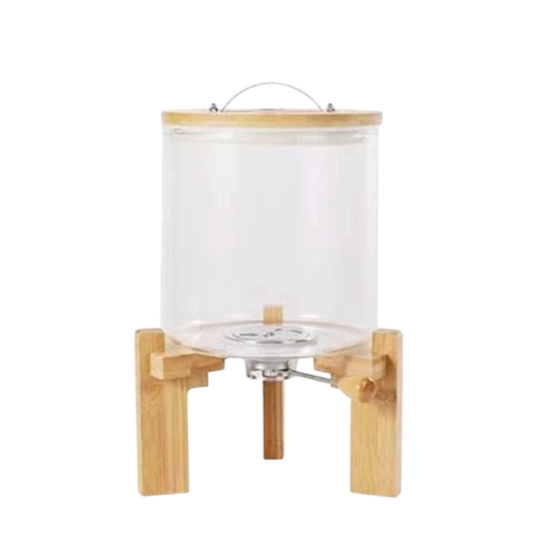 Dispenser Beras dari Bahan Kaca 5 Kg 1