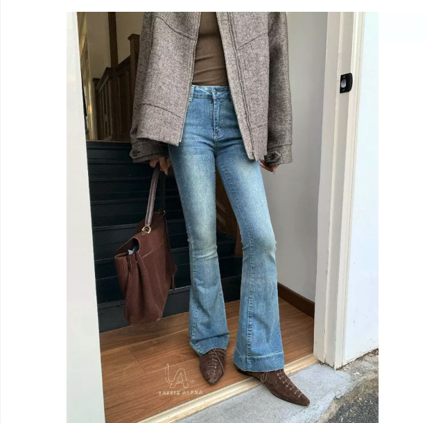  Lassie Alpha Cutbray Highwaist Jeans J79