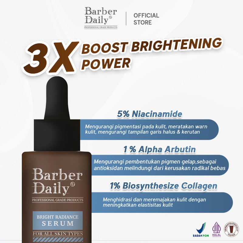 Barber Daily Bright Radiance Package 4