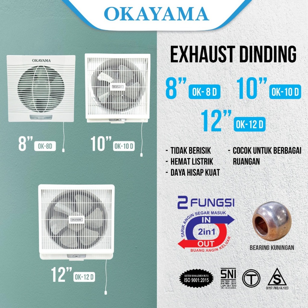Okayama Okayama Exhaust Fan OK-10D