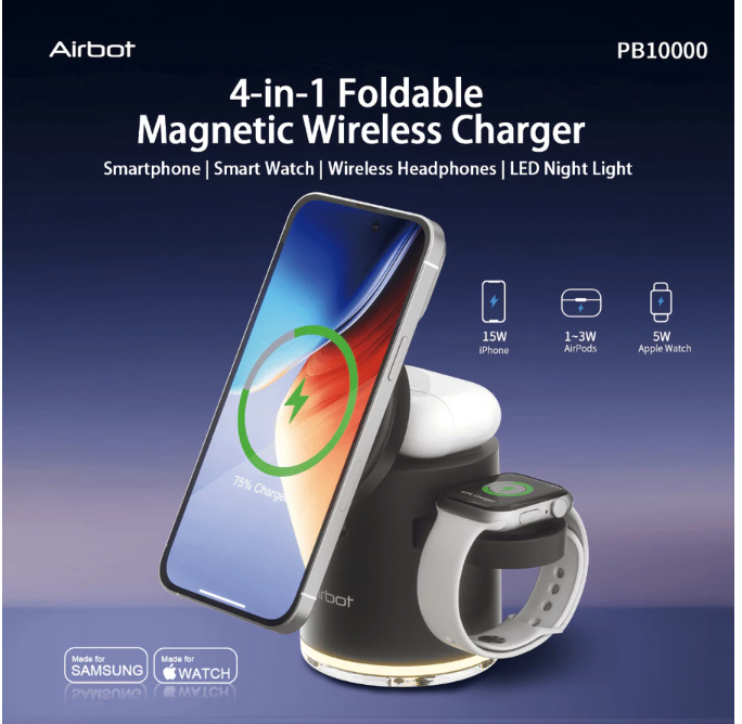 Airbot Magnetic Wireless Charging Station  CS16