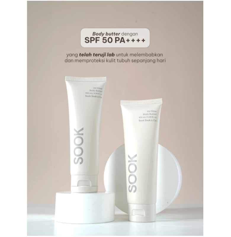Sook & Co. Moisturizing Body Butter UV Filter SPF 50 PA++++ 2