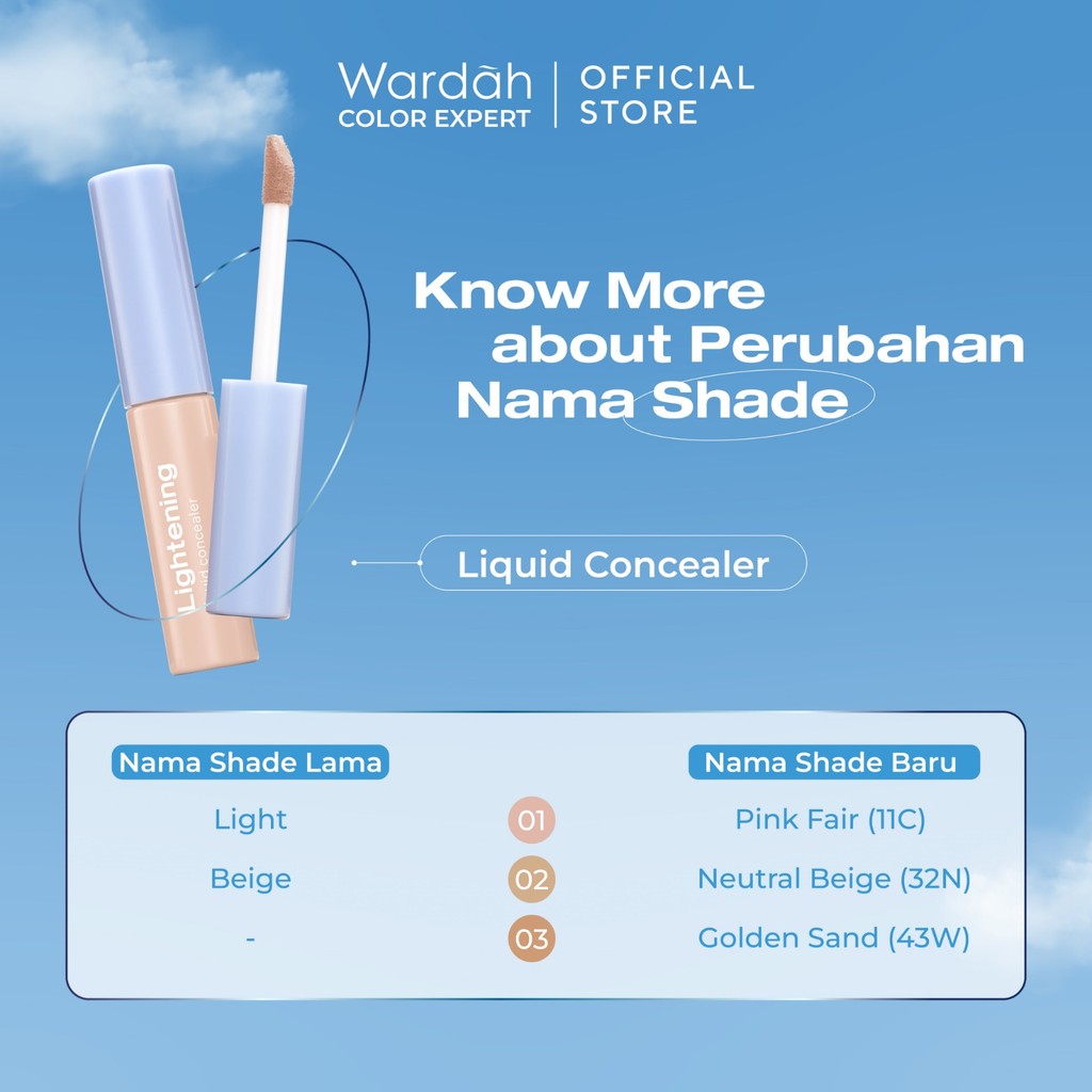 Paragon Technology and Innovation Wardah Lightening Liquid Concealer 01 Pink Fair