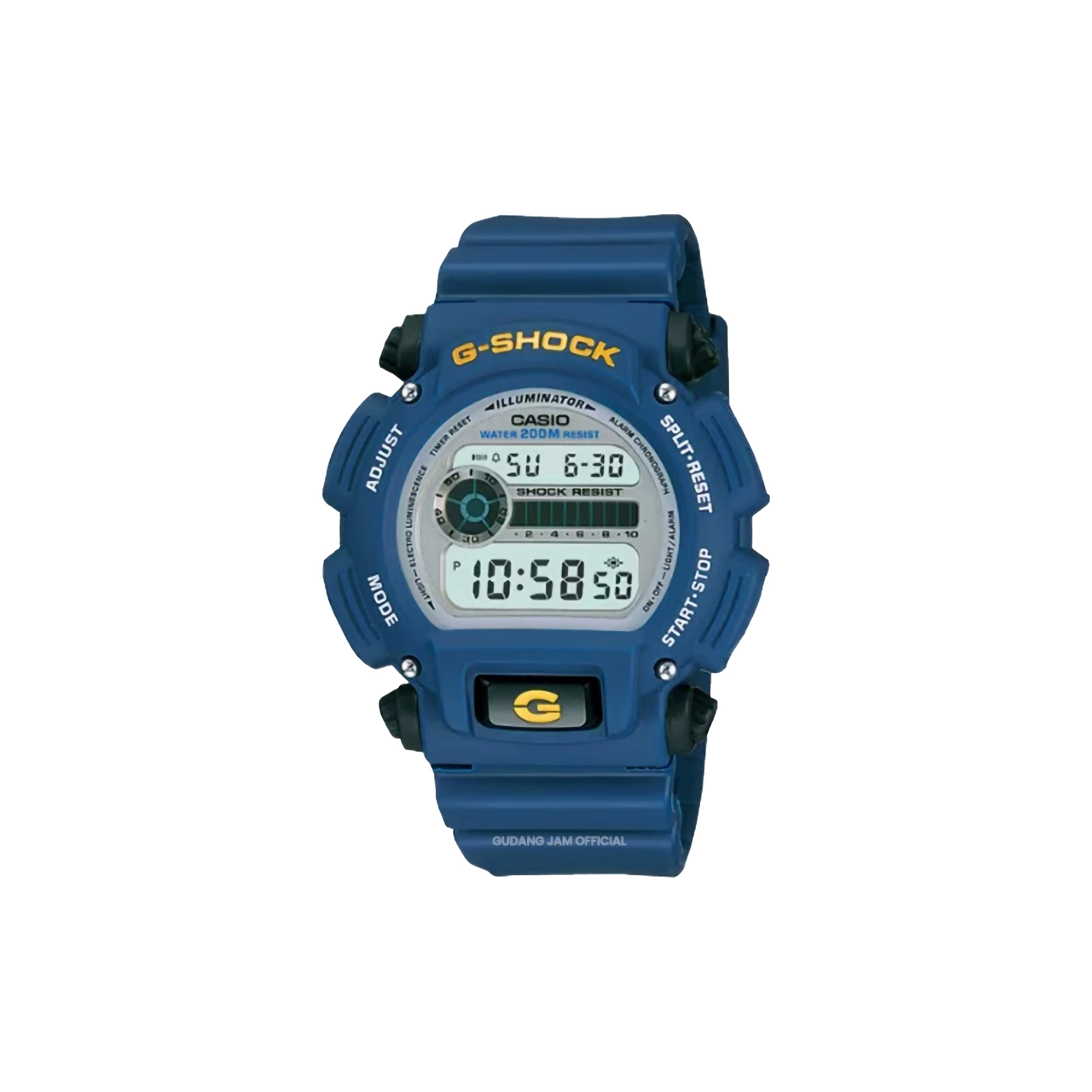 CASIO G-SHOCK Digital Dial Blue Resin Band ｜ DW-9052-2VDR