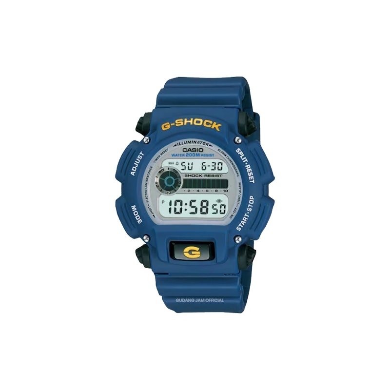 CASIO G-SHOCK Digital Dial Blue Resin Band 1