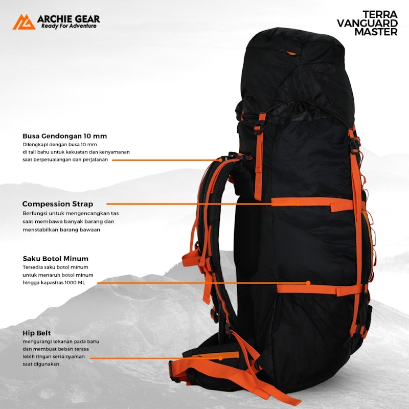 Archie Gear Terra Vanguard Master Carier 80L Series 4