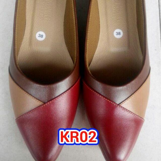 IKK Kulit Magetan Magetan Sepatu Flat Kulit Wanita  KR04