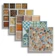 Paus Biru Stiker Dinding Mosaik 3D 1