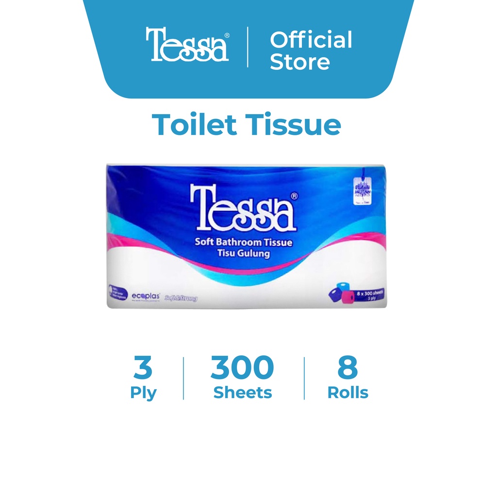 Graha Kerindo Utama Tessa Soft Bathroom Tissue Rolls
