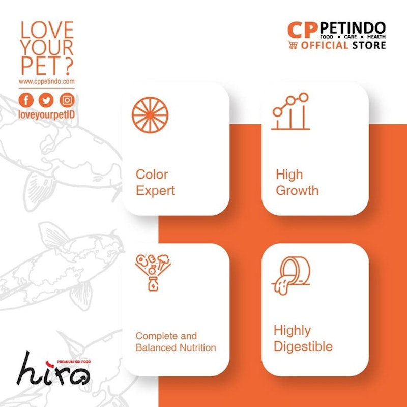 Hiro Premium Koi Fish Food Color Expert (M) 3