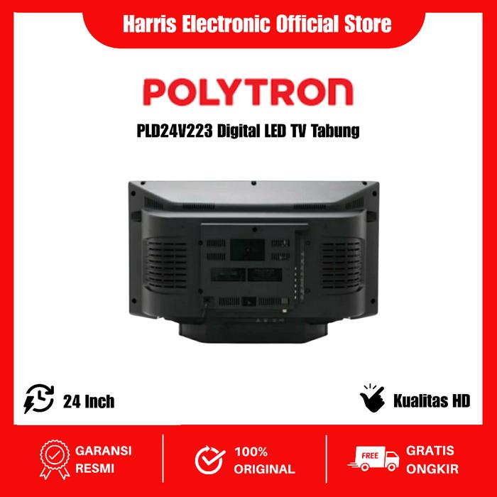 Hartono Istana Teknologi Polytron TV Digital 24 Inch  PLD 24V223