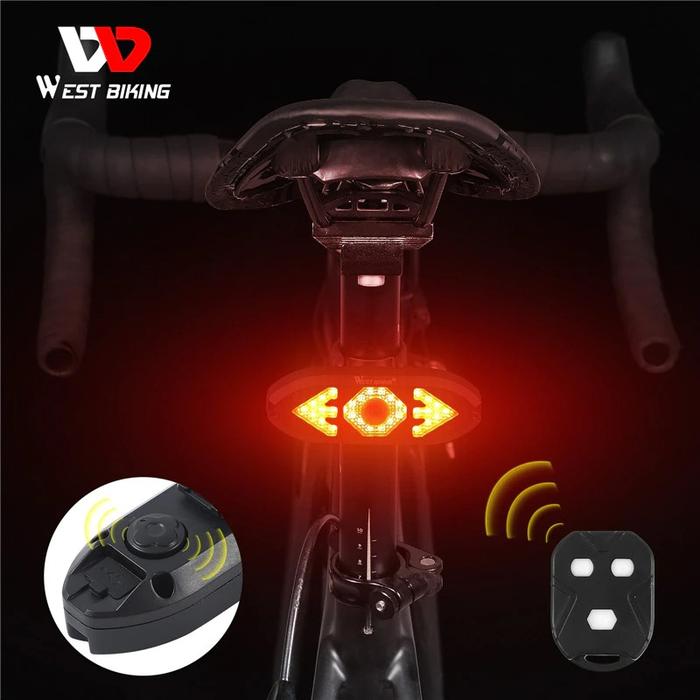 West Biking West Biking Lampu Sein Sepeda USB Wireless