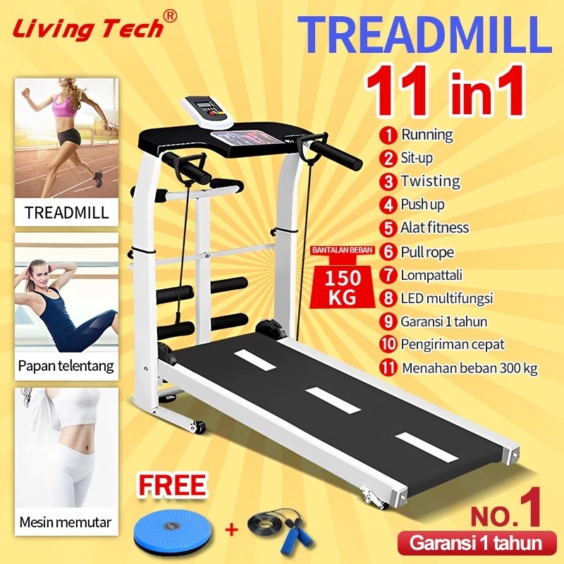  LivingTech Treadmill Manual Mode Dasar
