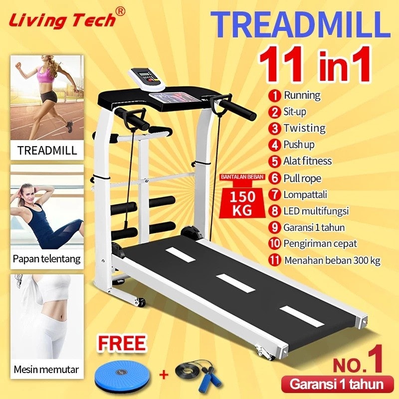 LivingTech Treadmill Manual Mode Dasar 5