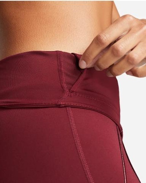 Yoga Dri-FIT Women's High-Waisted 7/8 Metallic Trim Leggings 2