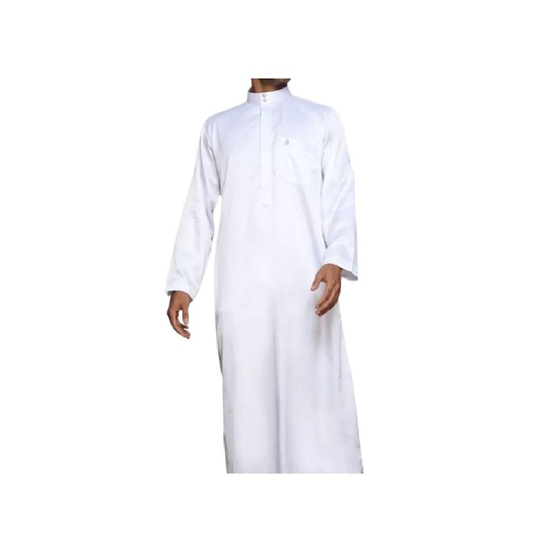 As-Sabar Jubah Viskin Putih 1