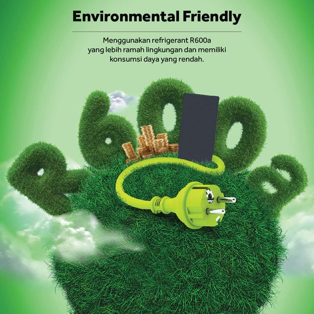 AQUA Japan AQUA Kulkas 1 Pintu  AQR-D225 (MDS)