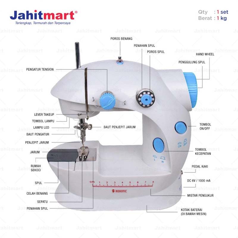 Mesin Jahit Mini Portable 3