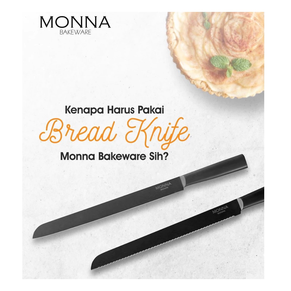 Monna Bakeware Bread Knife Set 2 pcs 4
