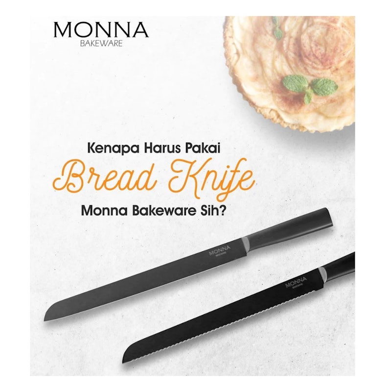 Monna Bakeware Bread Knife Set 2 pcs 4